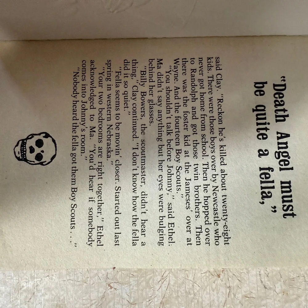Death Angel By Robert Black Vintage 80s Paperback Horror 1st‎ Print